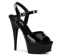 Pleaser Delight-609 Black 38