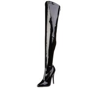 Pleaser - Dom3000/B, Stivale da donna, Colore Nero, Taglia 44