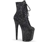 Pleaser FLAMINGO-1020GWR Blk Glitter/Blk Glitter UK 4 (EU 37)