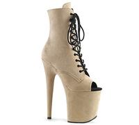 Pleaser FLAMINGO-1021FS Beige Faux Suede/Beige Faux Suede UK 2 (EU 35)