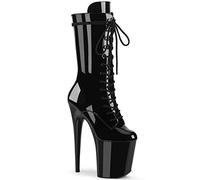 Pleaser FLAMINGO-1050 Nero Pat/Nero, Blk Pat Blk, 37 EU