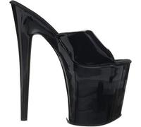 Pleaser FLAMINGO-801, Sandali Donna, Nero (Black), 42
