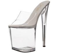 Pleaser FLAMINGO-801, Sandali Donna, Trasparente (Clr/Clr), 35