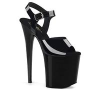 Pleaser FLAMINGO-808N Blk (Jelly-Like) TPU/Blk UK 4 (EU 37)