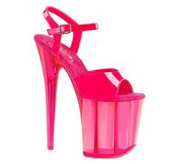 Pleaser FLAMINGO-809UVT Neon H. Pink Pat/H. Pink Tinted UK 5 (EU 38)