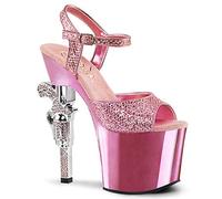 Pleaser REVOLVER-709G B. Pink Multi Gltr/B. Pink Chrome UK 4 (EU 37)