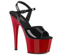Pleaser Sabot Lap Dance Pole Dance Sandali Decollete Exotic Dancer Nero Tacco 17.0 ADORE-709, 42