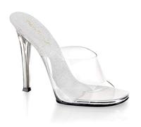Pleaser Shoes - Fabulicious Gala-01, Sandali da donna, (transparent (clear)), 37