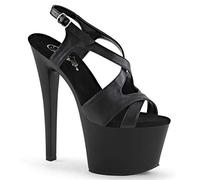 Pleaser Sky-330, Sandali con Plateau Donna, Nero, 39 EU