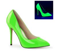 Pleaser Tacchi Alti Stiletto 5" Punta Aderente Scarpe Da Corte Moda Amuse 20