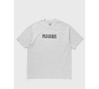 Pleasures SATISFACTION TEE men Shortsleeves grey in taglia:S