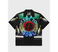 Pleasures TIME BOWLING BUTTON UP men Shortsleeves black in taglia:XL
