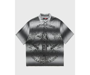 Pleasures X Iuter GIOVANNI BUTTON UP men Shortsleeves silver in taglia:S