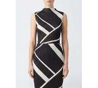 PLEATS PLEASE ISSEY MIYAKE Top plissettato senza maniche con collo alto OS Nero