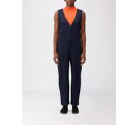 PLEATS PLEASE ISSEY MIYAKE Tuta plissettata in crêpe con spalle scoperte 4 Blue