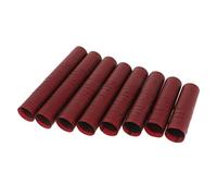 Pleayietoopiatiey 100 capsule termorestringenti per bottiglie di vino in PVC, 34 mm, bordeaux (parte superiore dorata)