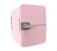 Pleayietoopiatiey 6L Mini Frigorifero Porta Singola Bevande Frigorifero per Soggiorno Desktop Dorm Rosa