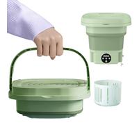 Plegable | Mini 8L para Ropa Interior y Calcetines | Cubo de Lavado Portátil, Máquina de Lavado Automática para Hogar y Viajes