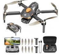 PLEGBLE Drone Con Telecamera Per Bambini E Adulti, Motore Senza Spazzole, Mini Drone FPV RC Con WiFi 1080P, Mantenimento Dell'Altitudine, Flip 3D, Modalità Senza Testa, Traiettoria Di Volo, Giocattol