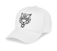 Plein Sport - Baseball Cap Tiger - - Sport - unisex - Bianco - ONE SIZE