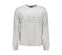 Plein Sport Bianco Cotton Men Sweatshirt - S