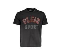 Plein Sport Black Cotton Men T-Shirt - L