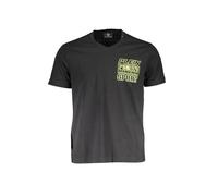 Plein Sport Black Cotton Men T-Shirt - M