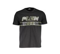 Plein Sport Black Cotton Men's T-Shirt - M
