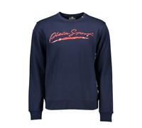 Plein Sport Blue Cotton Men Sweater - S