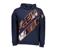 Plein Sport Blue Cotton Men Sweater - XL