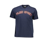 Plein Sport Blue Cotton Men's T-Shirt - XL