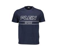 Plein Sport Blue Cotton Men's T-Shirt - XXL