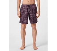 Plein Sport Boxer da mare in nylon con logo a contrasto e coulisse S Nero