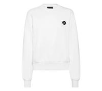 Plein Sport - Cropped Sweatshirt LS Glitter - - Sport - Donna - Bianco - XL