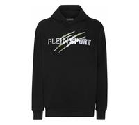 Plein Sport - Felpa con Cappuccio Chrome Scratch Edition - - Sport - Uomo - Nero - 2XL