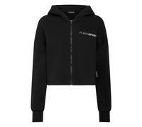 Plein Sport - Felpa con cappuccio e zip Scratch - - Sport - Donna - Nero - XL