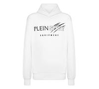 Plein Sport Felpa 'Scratch' nero / bianco Uomo Plein Sport L nero / bianco