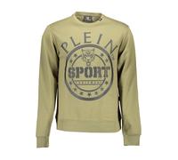 PLEIN SPORT FELPA SENZA ZIP UOMO VERDE TAGLIA = S
