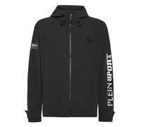 Plein Sport Giacca di mezza stagione 'Scratch' nero / bianco Uomo Plein Sport XL