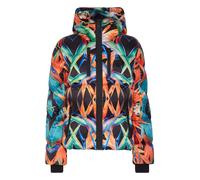 Plein Sport Giacca sportiva 'Flowers' blu / blu ciano / arancione chiaro / arancione scuro / nero Donna Plein Sport L blu / blu ciano / arancione chiaro / arancione scuro / nero