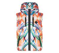 Plein Sport Gilet 'Flowers' blu / arancione / nero / bianco Donna Plein Sport L blu / arancione / nero / bianco