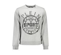 Plein Sport Grigio Cotton Men Sweatshirt - M