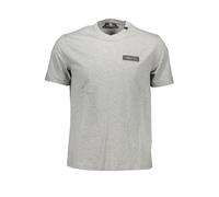 Plein Sport Grigio Cotton Men T-Shirt - S