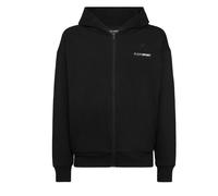 Plein Sport - Hooded Sweatjacket Scratch - - Sport - Uomo - Nero - XS