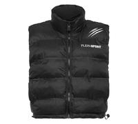 Plein Sport, ,Jackets ,Donna ,Nero ,2XL Gilet Imbottito Leggero Scratch