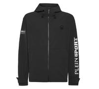 Plein Sport, ,Jackets ,Uomo ,Nero ,5XL Windbreaker Scratch
