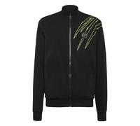 Plein Sport - Jogging Jacket Scratch - - Sweatshirts & Hoodies - Uomo - Nero - L