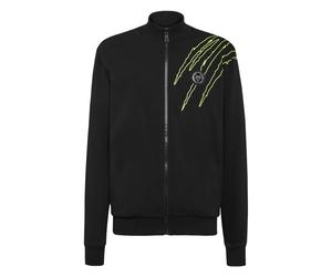 Plein Sport - Jogging Jacket Scratch - - Sweatshirts & Hoodies - Uomo - Nero - L