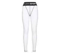 Plein Sport - Leggings da jogging - - Sport - Donna - Bianco - M