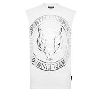 Plein Sport Maglietta 'Statement' argento / bianco Uomo Plein Sport L argento / bianco